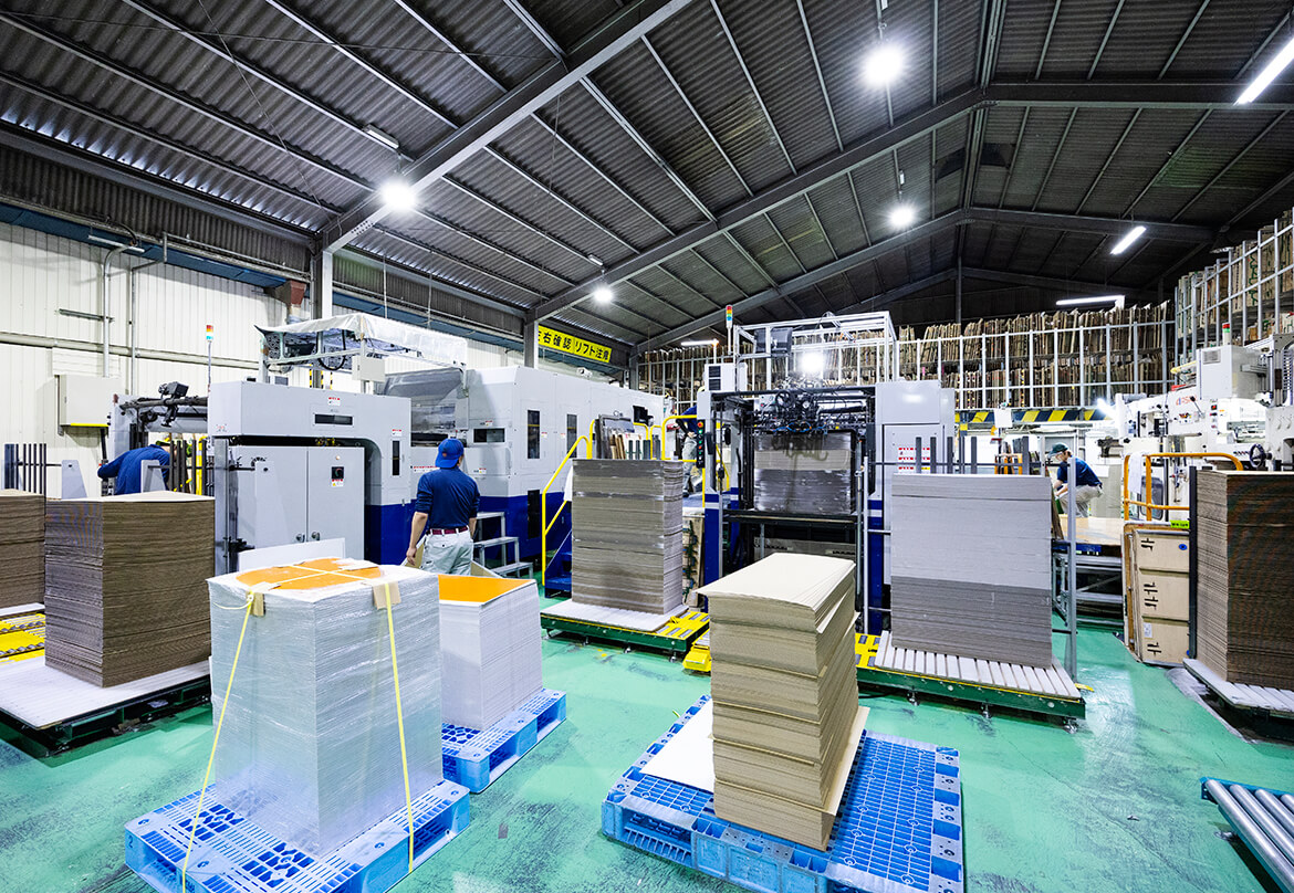 最新鋭の設備導入によって高品質・高効率を実現